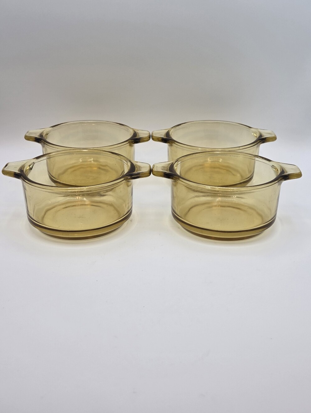 Vintage Mexico Honey Amber Stacking Bowls